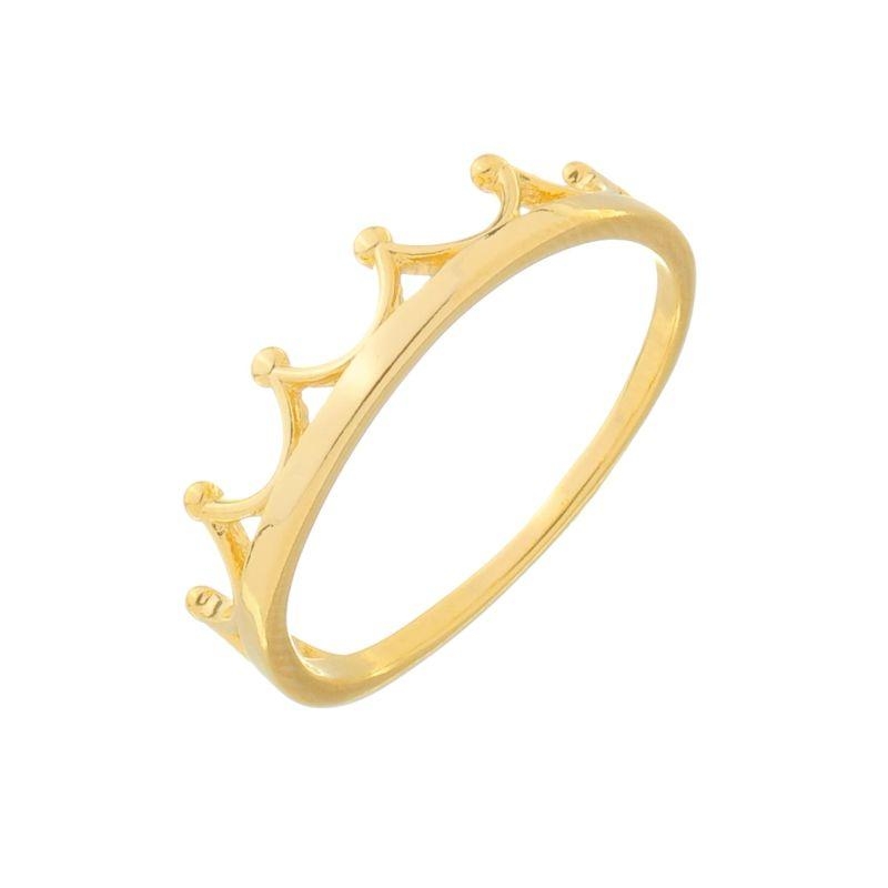 Anel Coroa Ouro