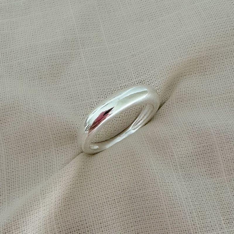 Anel Liso Clássico Prata