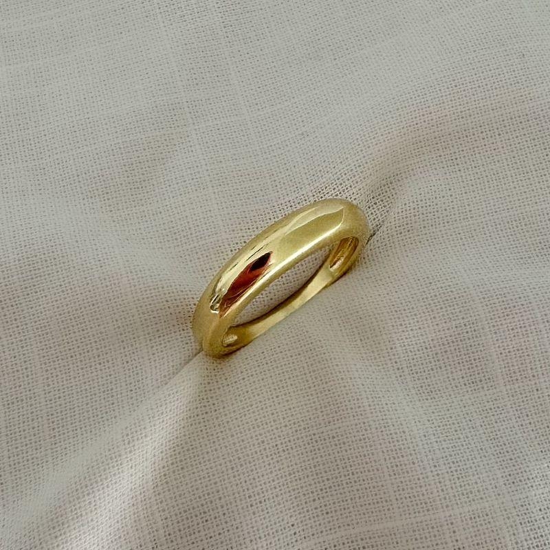 Anel Liso Clássico Ouro