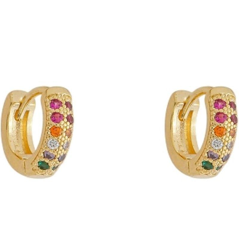 Brinco Argola Colors M Ouro