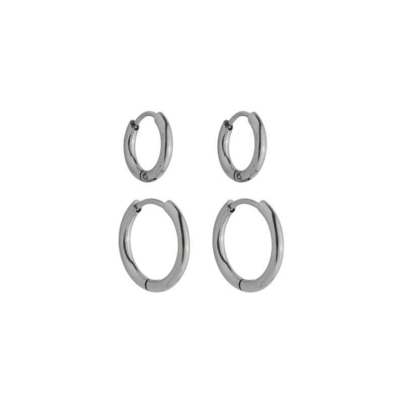 Brinco Argola Fina P Masculino Aço