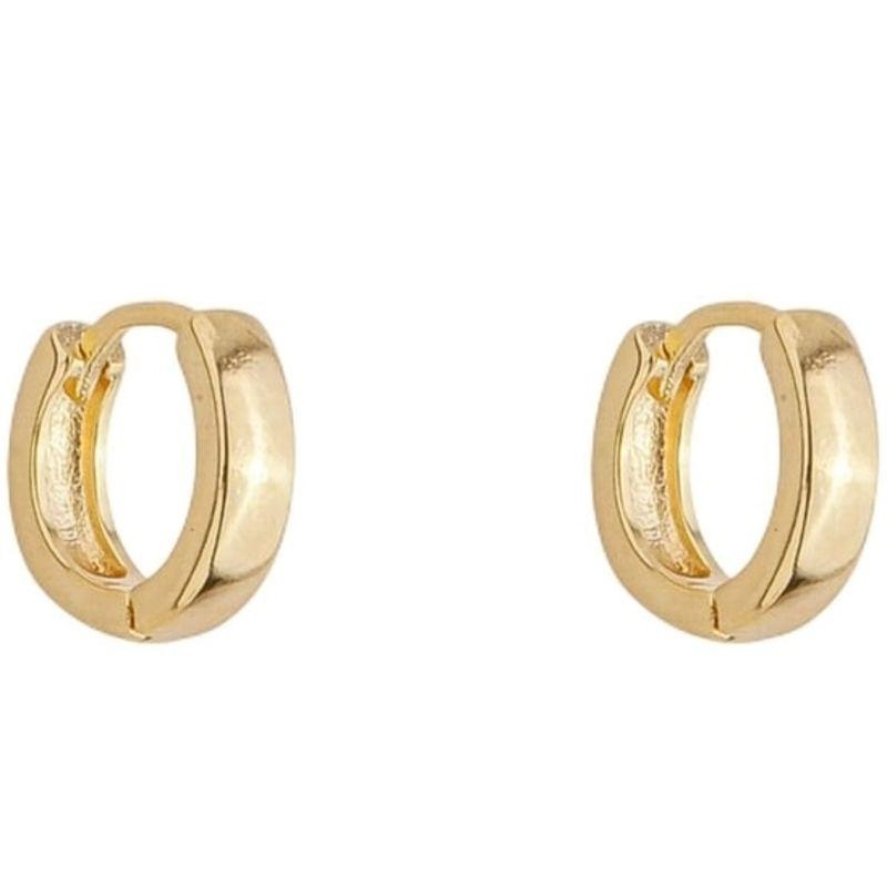 Brinco Argola Lisa Dia a Dia P Ouro