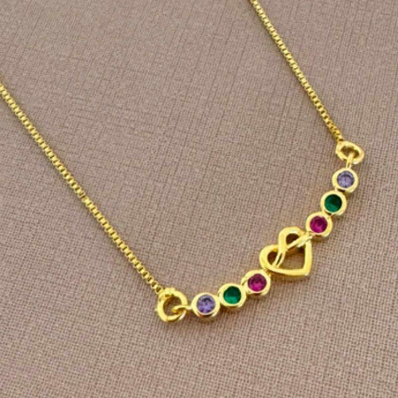 Colar Amor Infinito Colors Ouro