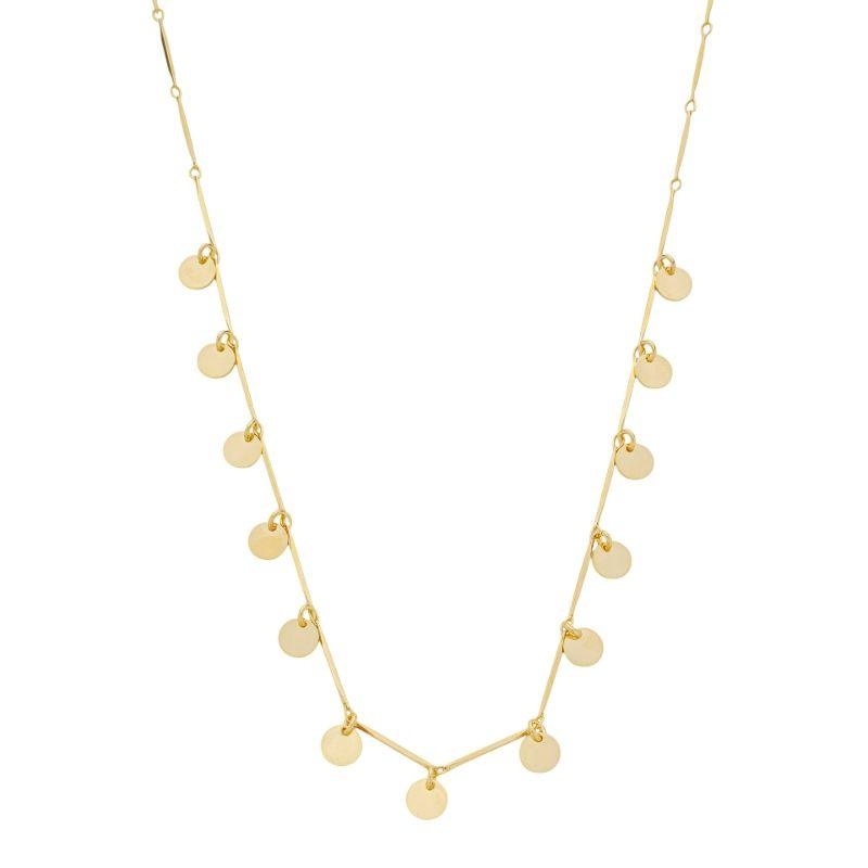 Colar Canutilhos e Medalhas Ouro