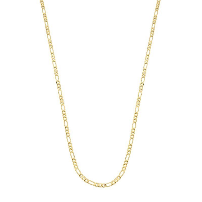 Colar Corrente Flat Fina Masculino Ouro