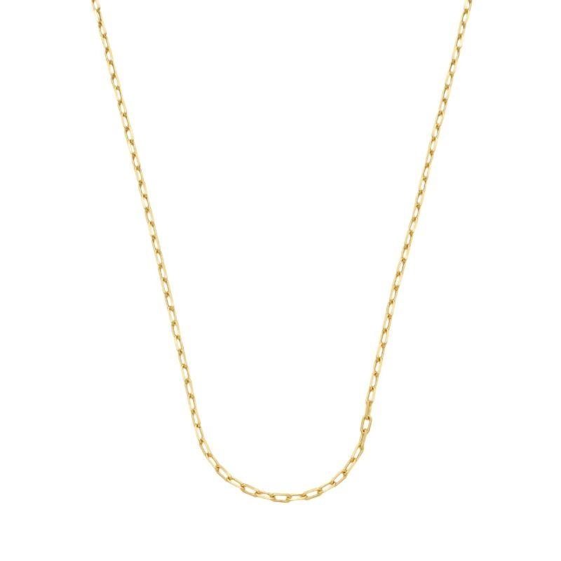 Colar Elo Fino Alongado Ouro