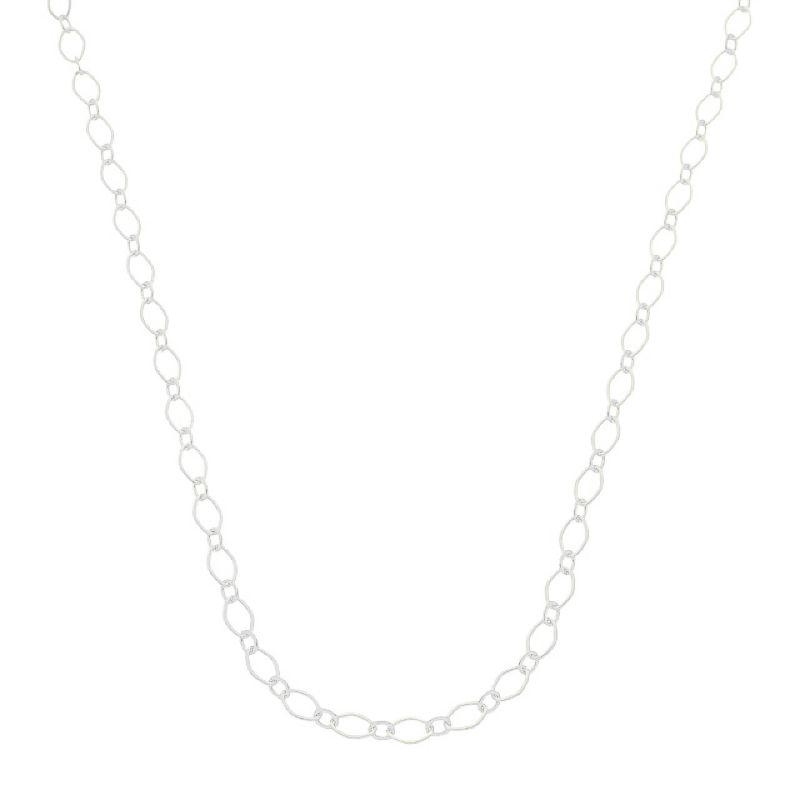 Colar Elos 80cm Prata