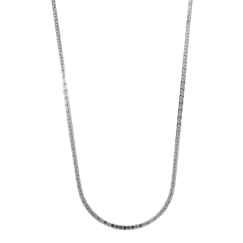 Colar Elos Geométricos Masculino Aço