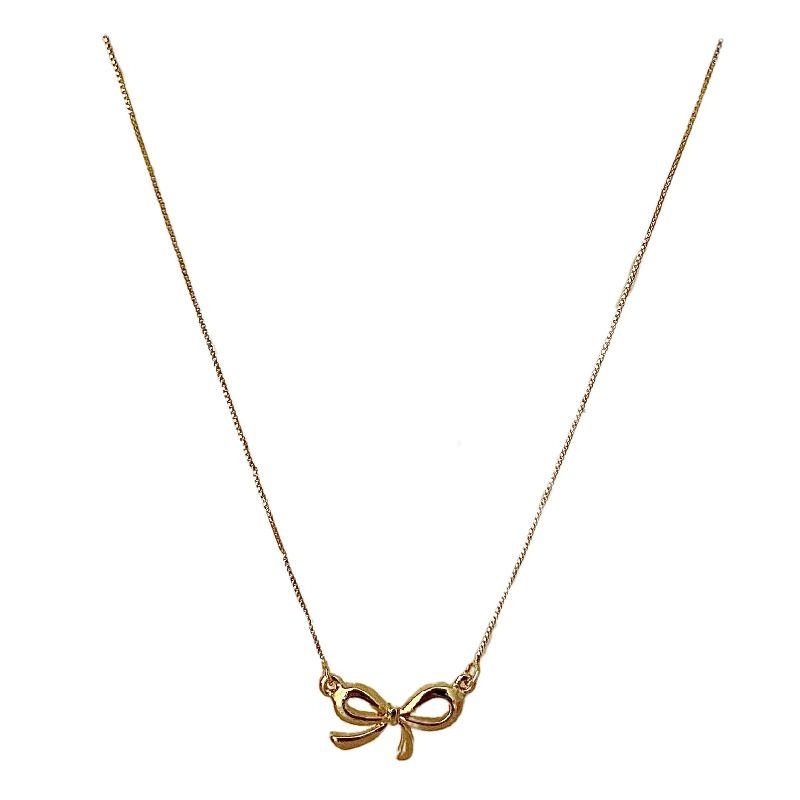 Colar Laço Delicado Ouro