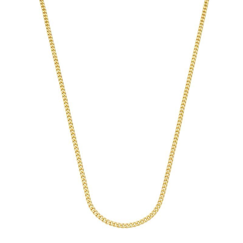 Colar Malha Groumet Masculino Ouro