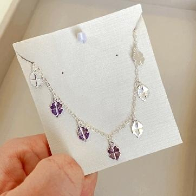 Colar Trevos da Sorte Prata