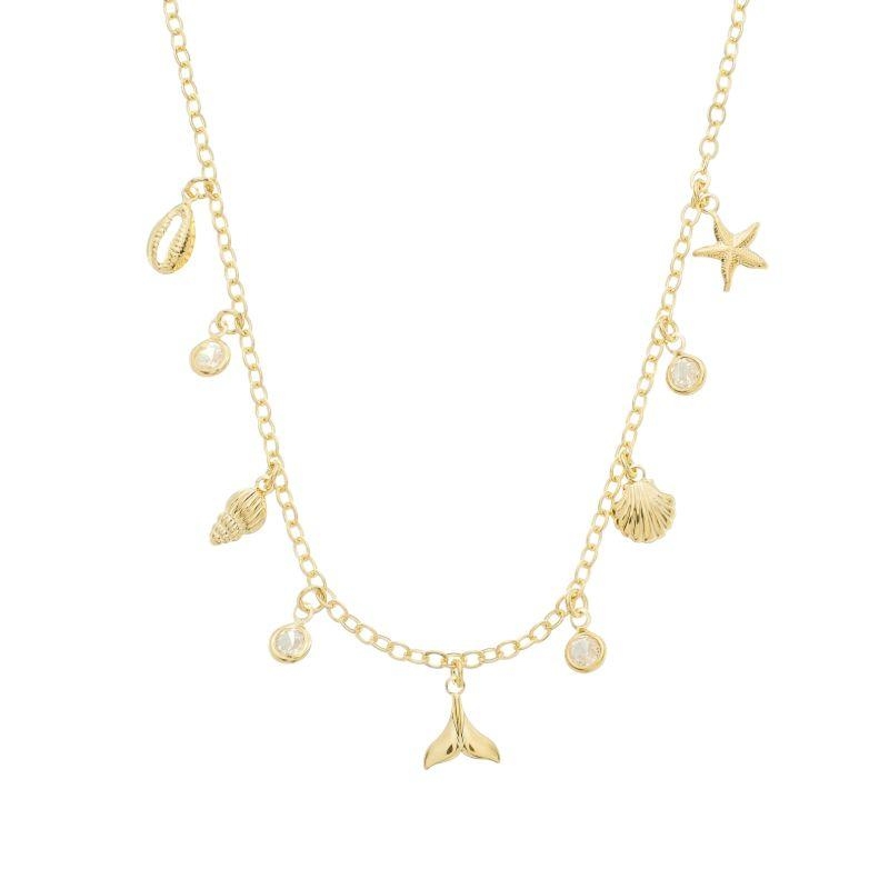 Colar Verão Praia Ouro
