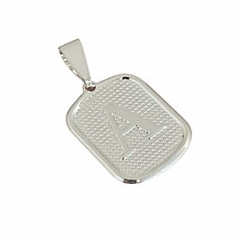 Pingente Letras Prata - Letra E