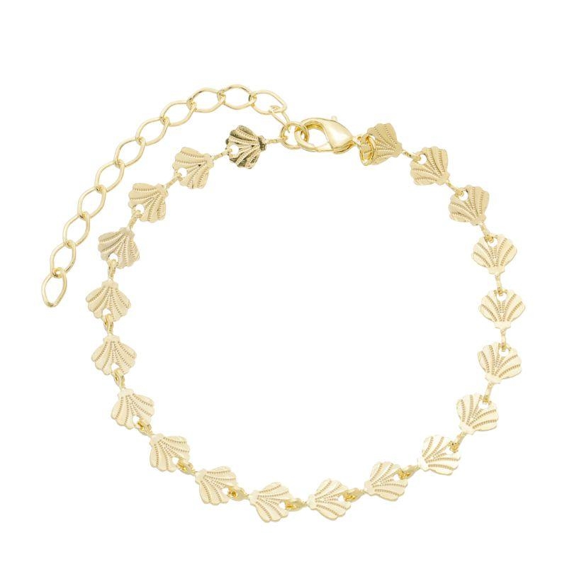 Pulseira Conchas Verão Ouro