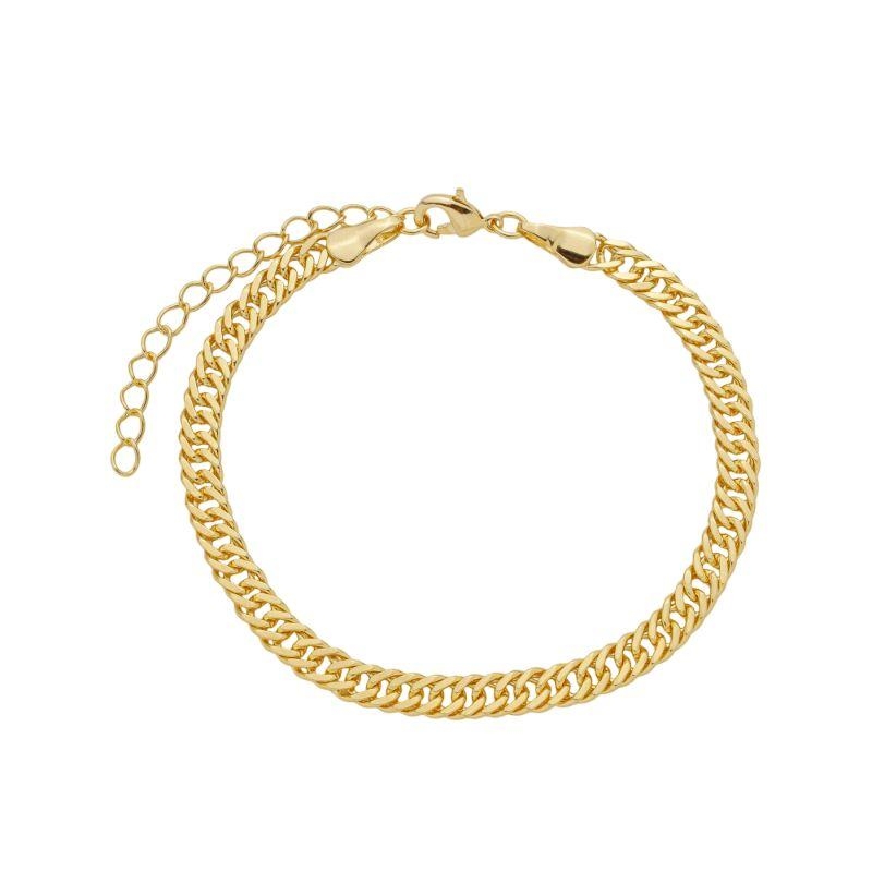 Pulseira Corrente Cubana Ouro