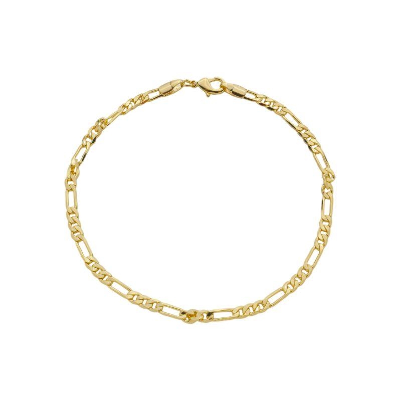 Pulseira Corrente Flat Masculino Ouro