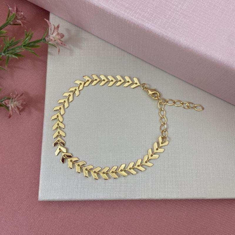 Pulseira Flechinhas Ouro