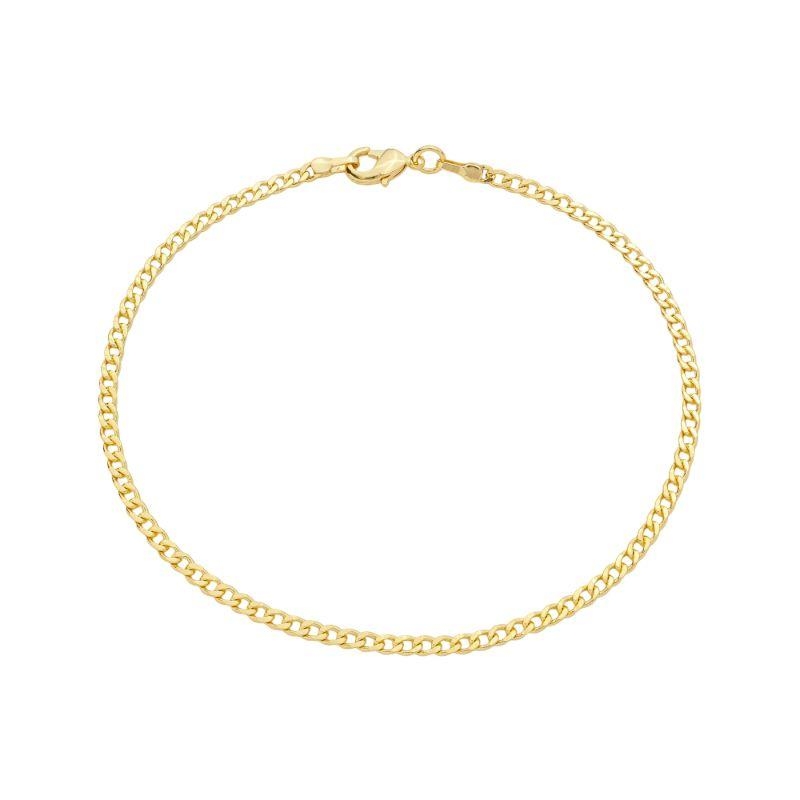 Pulseira Malha Groumet Masculino Ouro