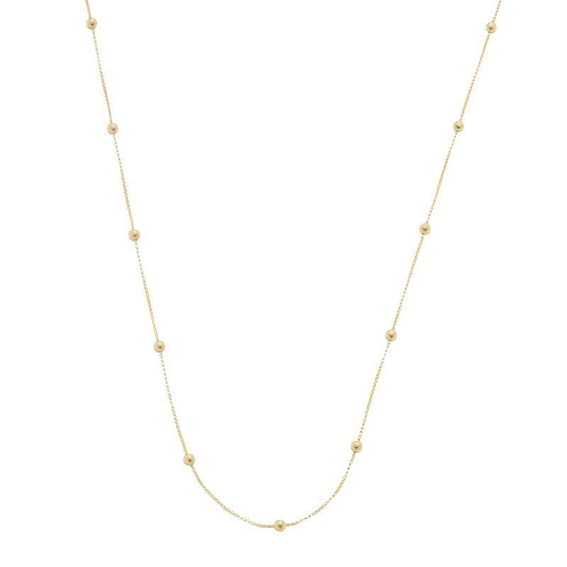Colar Mini Bolinhas Delicado Ouro