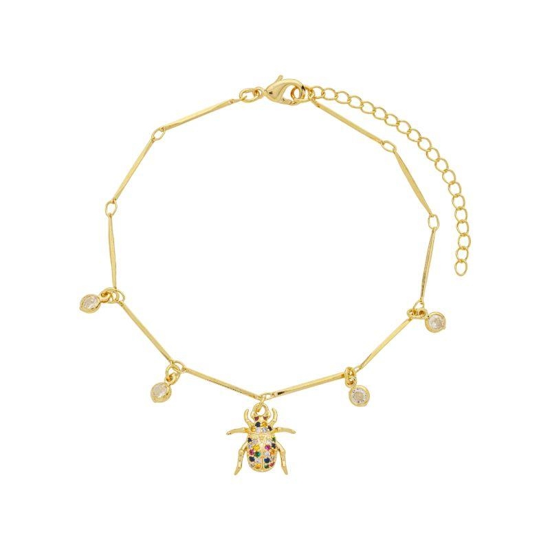 Pulseira Inseto Colors Ouro
