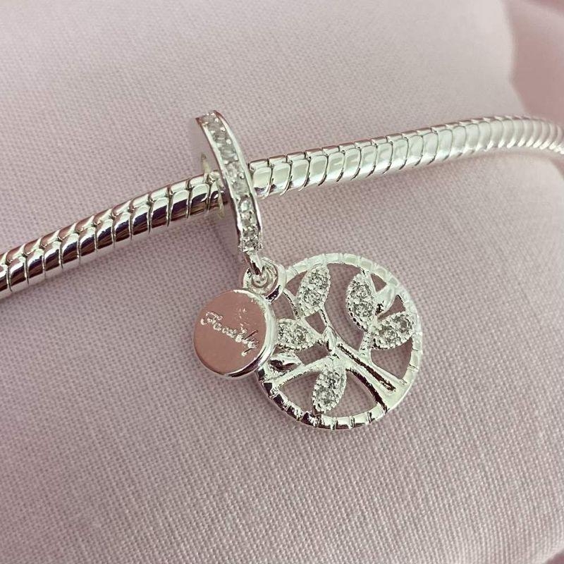 Berloque Árvore da Vida Family Prata