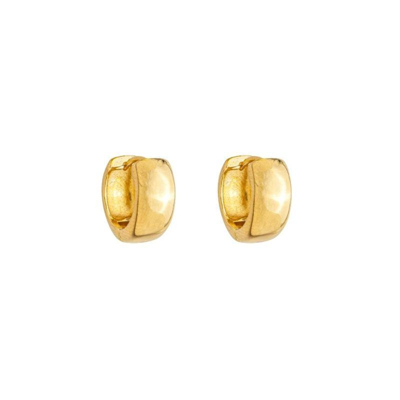 Brinco Argola Grossa Clássica G Ouro