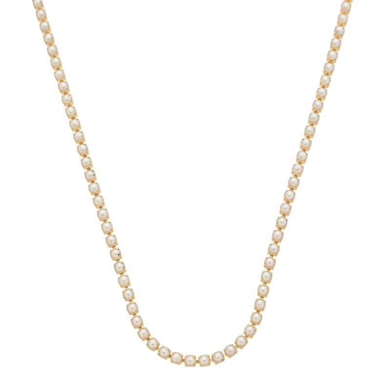 Colar Riviera Pérolas Ouro