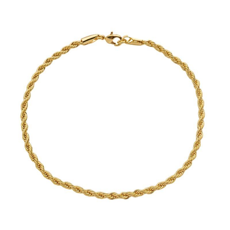 Pulseira Cordão Baiano Clássico Ouro