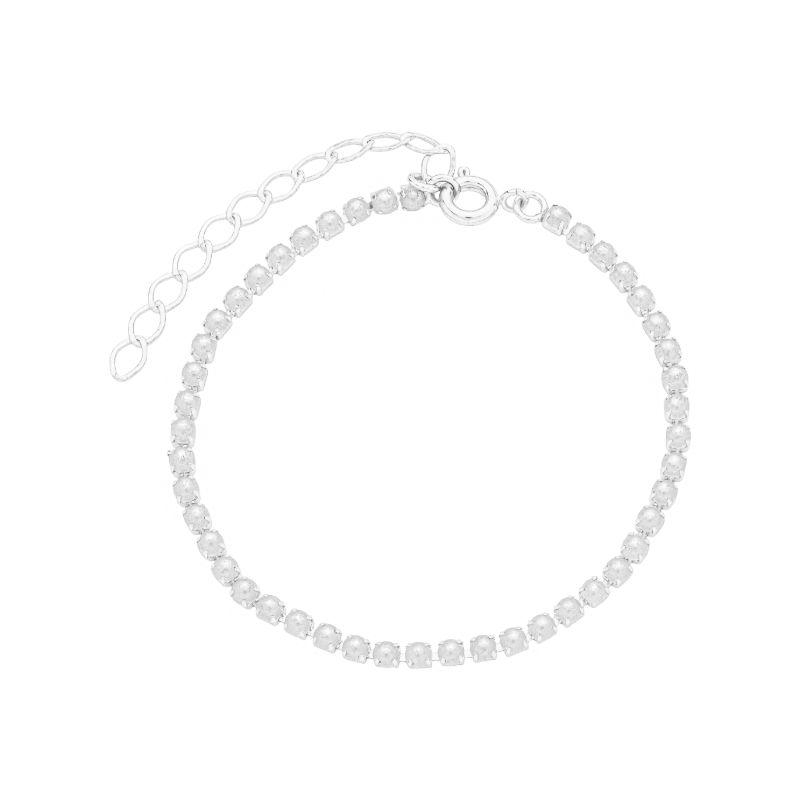 Pulseira Riviera Pérolas Prata