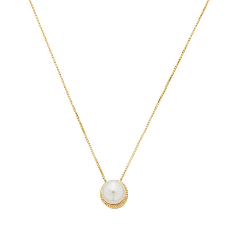 Colar Redondo Pérola Ouro