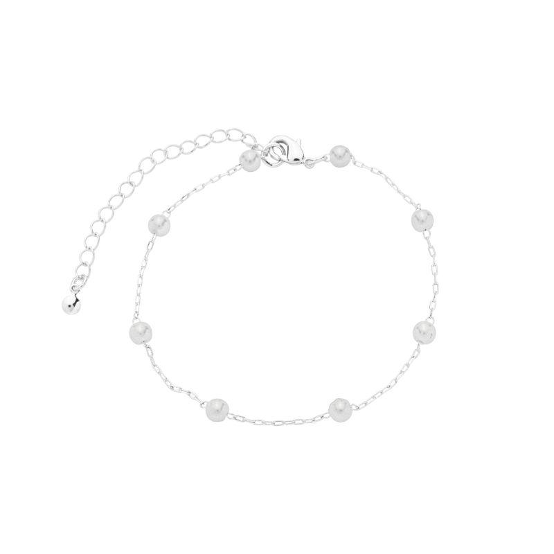Pulseira Pérolas Delicadas Prata