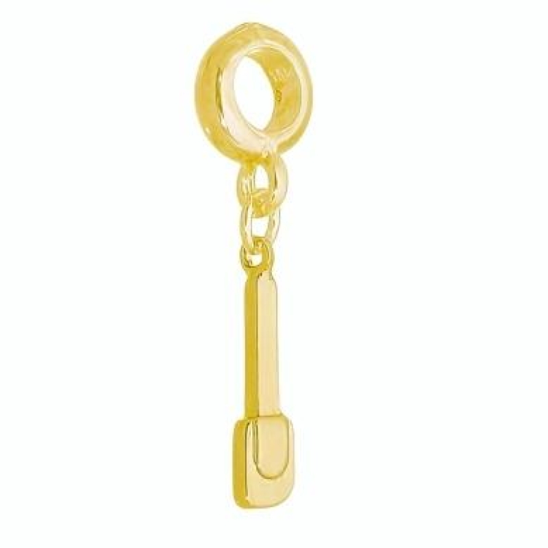 Berloque Espátula Dourado Plush