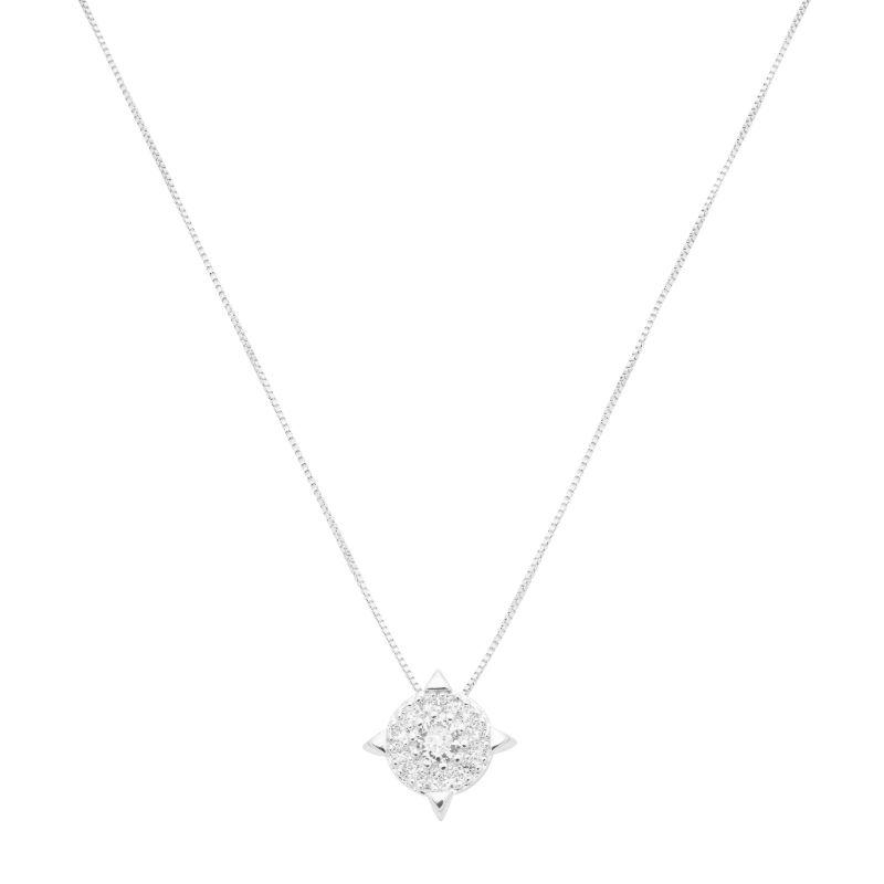 Colar Círculo Luminoso Prata