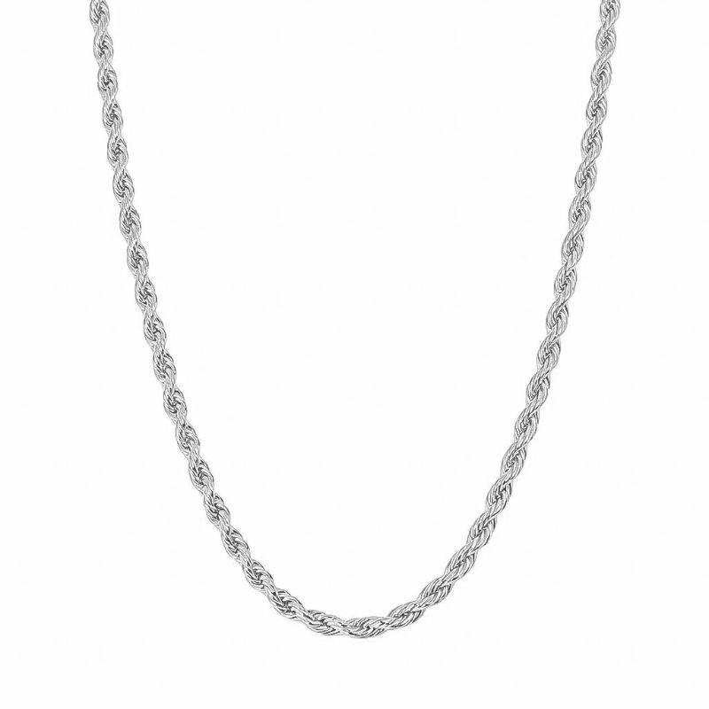 Colar Cordão Baiano 2,5mm Prata