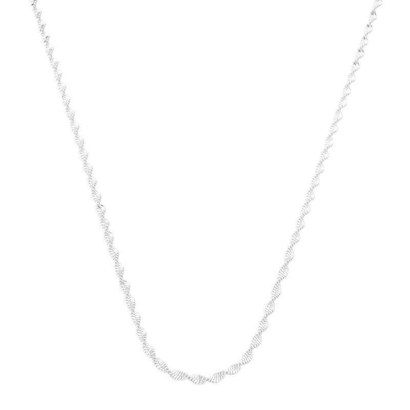 Colar Fio Torcido Prata
