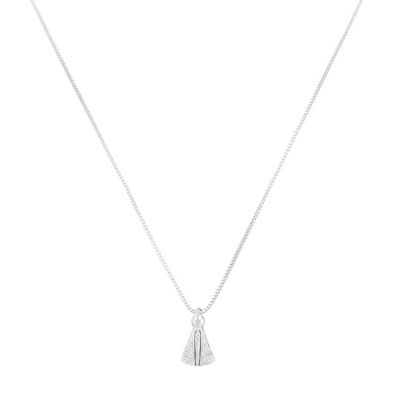 Colar Mini Nossa Senhora Prata
