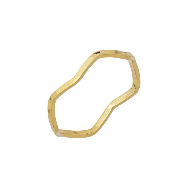 Anel Falange Zigzag Ouro