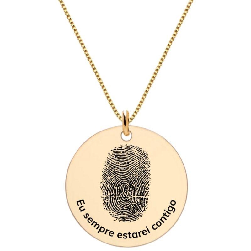 Colar Digital e Frase Ouro
