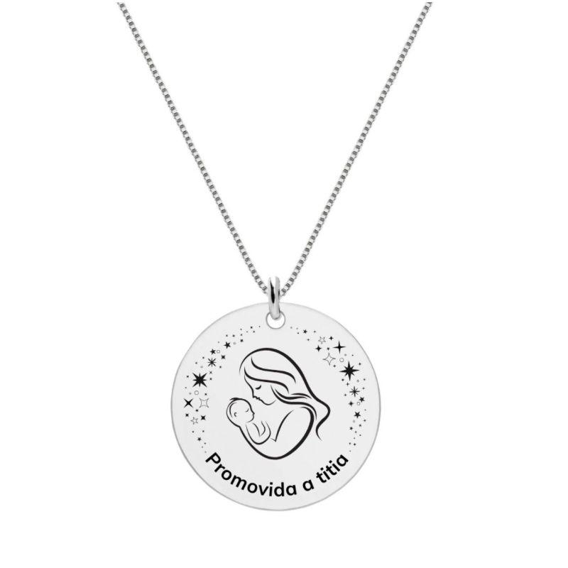 Colar Promovida Titia Prata