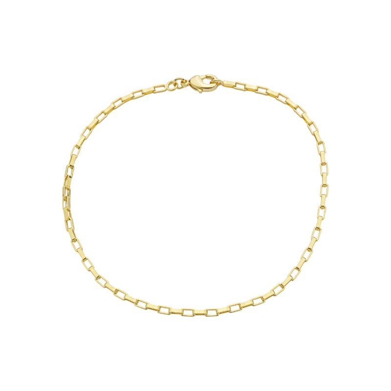 Pulseira Corrente Elo Retangular Ouro