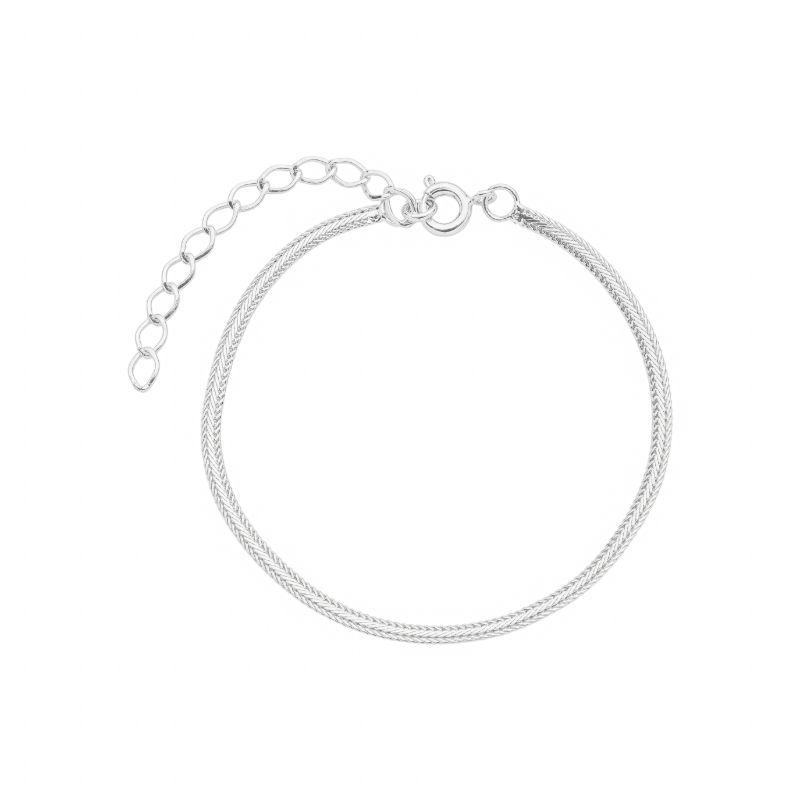 Pulseira Fita Salamandra Prata