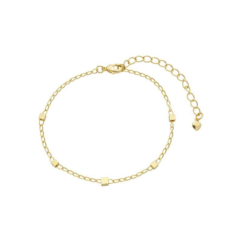 Pulseira Mini Quadrados Ouro