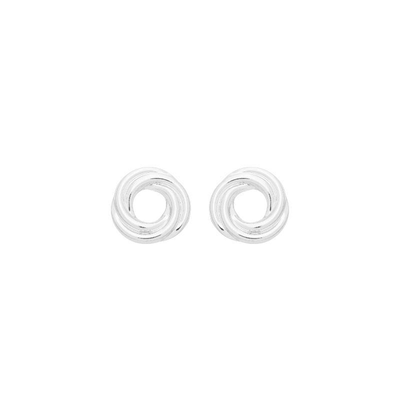 Brinco Espiral Liso Prata