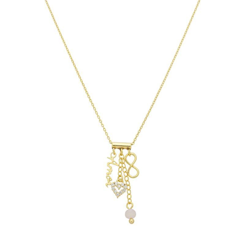 Colar Amuleto Amor Ouro