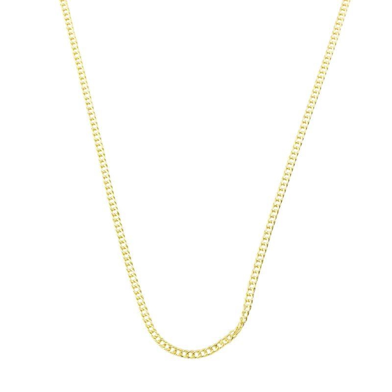 Colar Corrente Malha Grumet Masculino Ouro