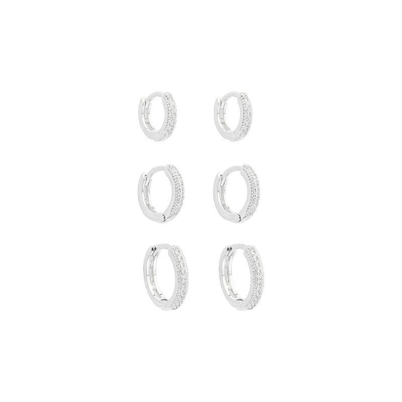 Trio Argola Elegance Prata