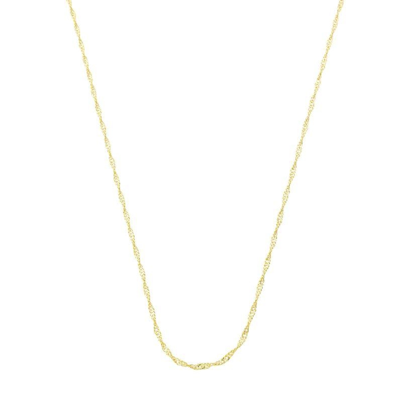 Colar Fio Torcido Masculino Ouro