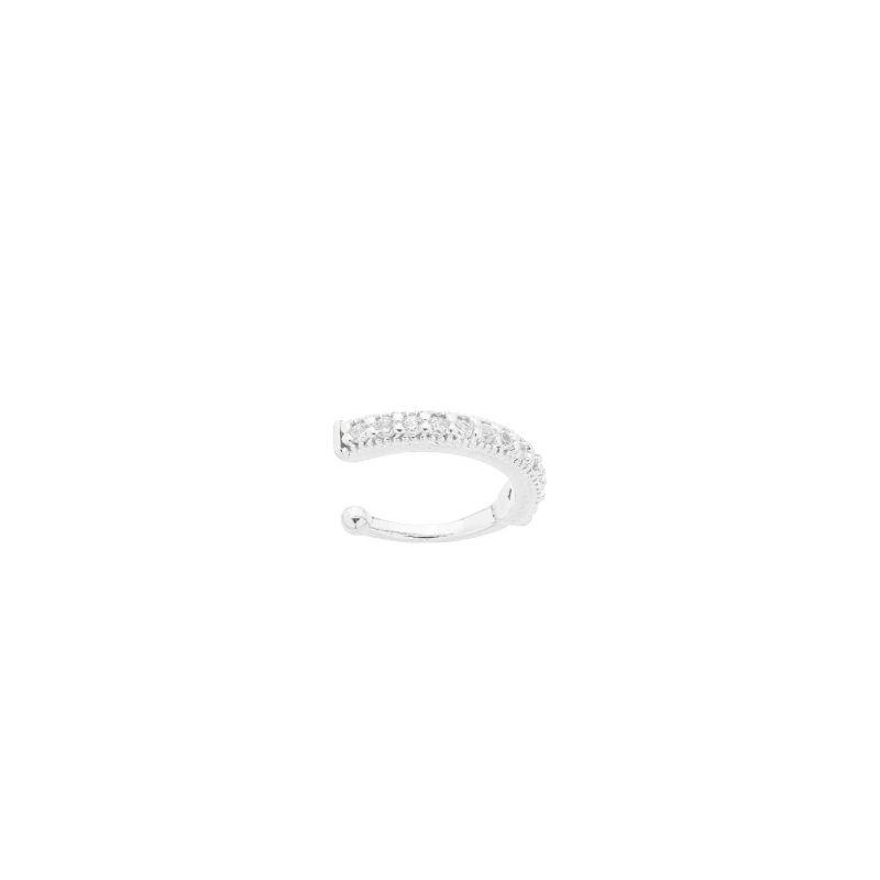 Piercing Fake Cravejado Prata