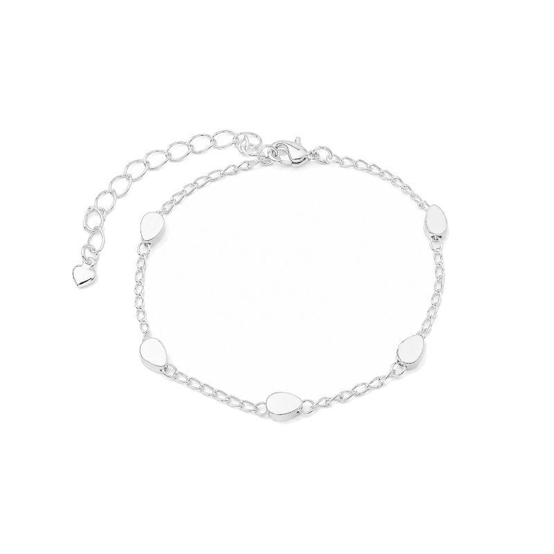 Pulseira Corrente Gotas Prata