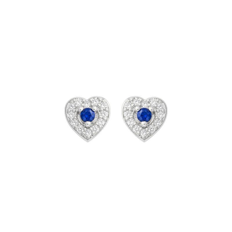 Brinco Mini Coração Royal Prata